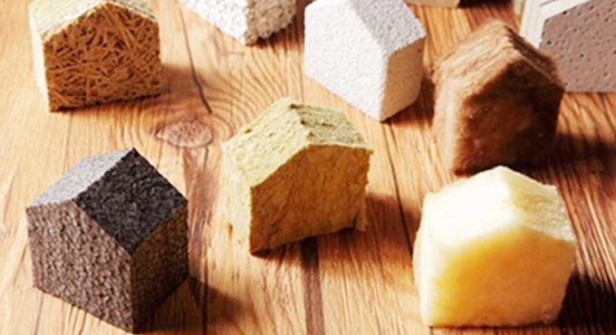 Soorten isolatiemateriaal